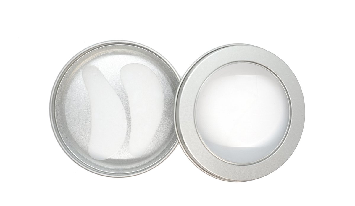 Siliconen herbruikbare eyepads glitter Wimperextensions Oogpads