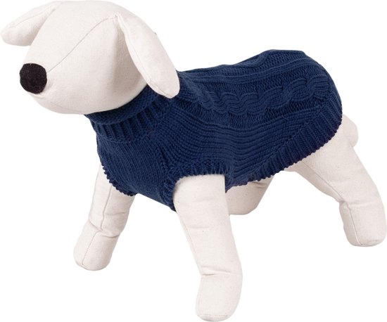 Happet Z-50XLRH - Honden>Honden Kledij>Sweaters - Dog Sweater / Knitted Pattern - Happet 50XL - Blue XL - 40cm