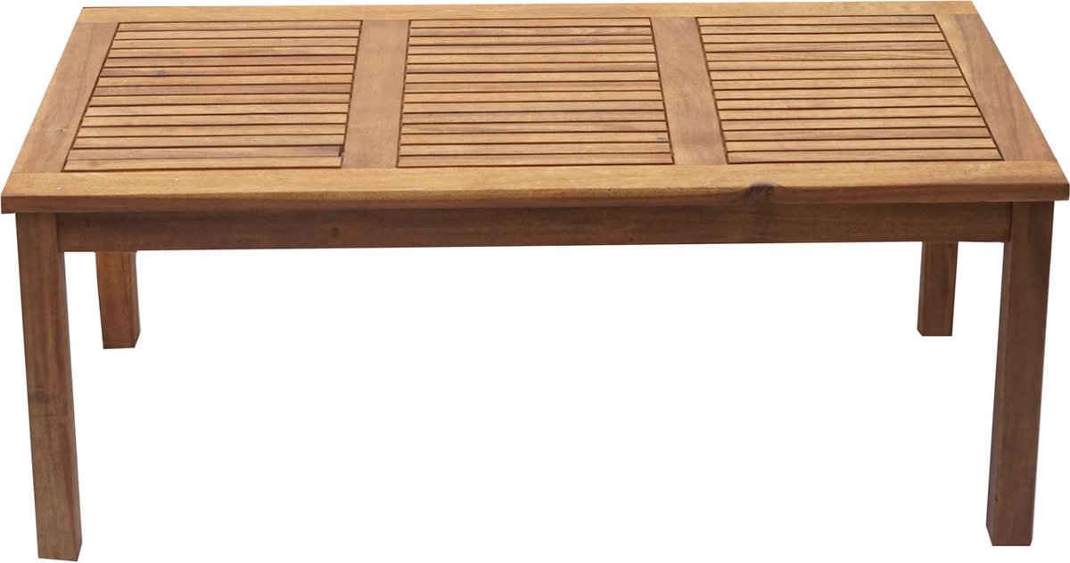 Brulo - loungetafel - bijzettafel - tuintafel - 100x50 cm - acaciahout