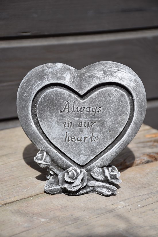 Coeur commémoratif, "Always dans nos coeurs"