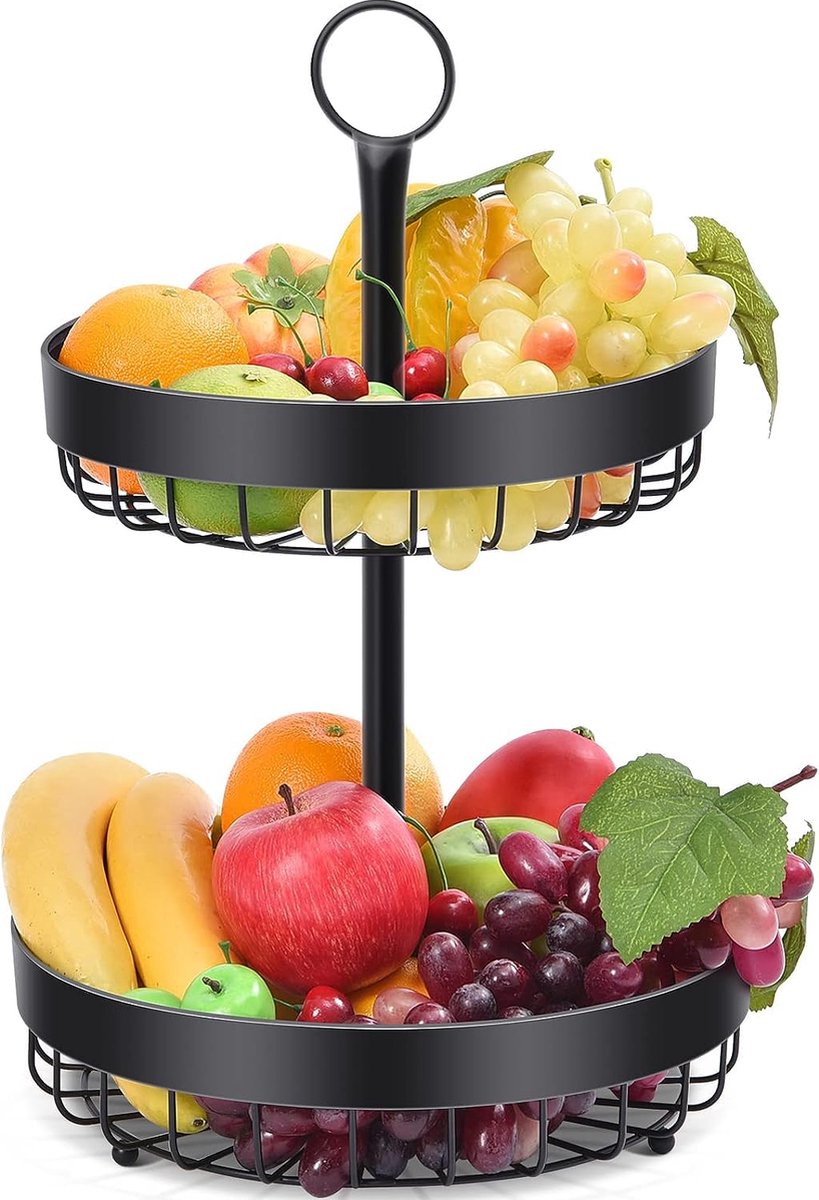 Coupe de fruits à 2 niveaux Bolgas - SKLUM