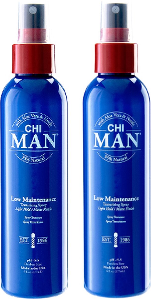 CHI MAN - Low Maintenance - Texturizing Spray - 2 x 177ml