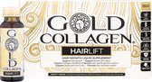 Gold Collagen Hairlift (10x 50ml) - Collageendrank met collageenpeptiden, rucola-extract, gehydrolyseerde keratine, biotine en nog veel meer om je haargroei te ondersteunen, haarkracht en glans te bevorderen en je haar van binnenuit te voeden.