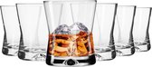 Whisky Glazen | Set van 6 | 290 ML | X-line Collectie | Perfect voor Thuis, Restaurants en Feestjes | Vaatwasmachine Bestendig