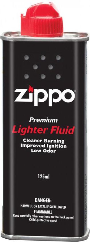 3x Bouteille de liquide Zippo 125ML + Flints gratuits