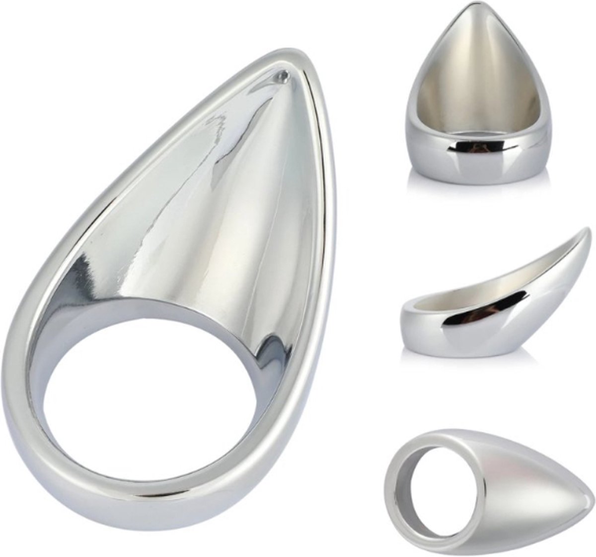 Goedkoopste Teardrop Cockring RVS Ø 40 mm