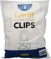 Levelit - Tegel Clips - 2mm - 250 stuks - Nivelleersysteem