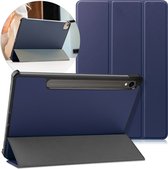 iMoshion Tablet Hoes Geschikt voor Samsung Galaxy Tab S9 - iMoshion Trifold Bookcase - Donkerblauw