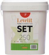 Levelit - Levelling kit XL - 3mm - 250 stuks - Tegel Nivelleersysteem - Tegeldikte 22-30mm