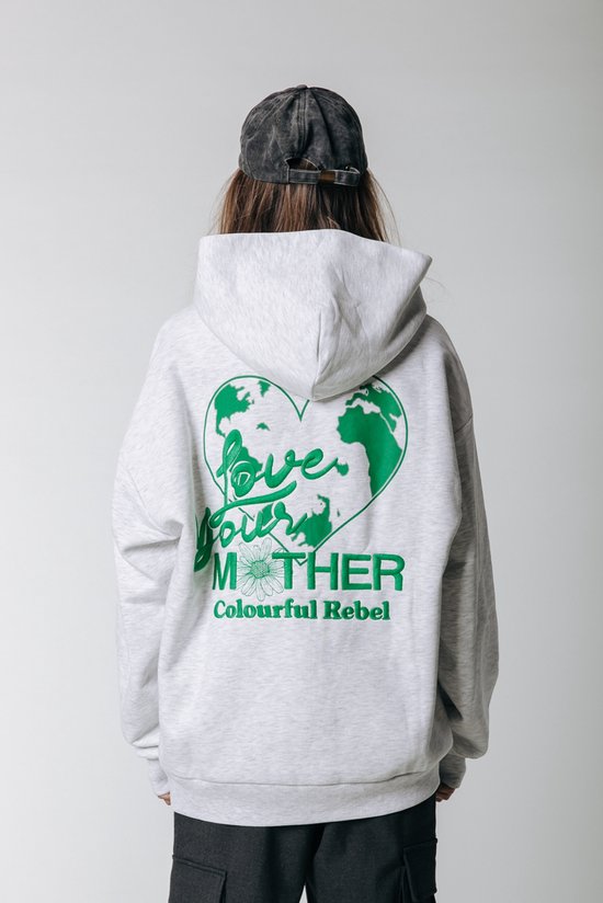 Colourful Rebel Mother Earth Oversized Hoodie - XS