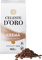Celeste d'Oro - Finest Crema - Grains de café - Arabica - Café Lungo - Pour chaque instant - 1kg