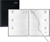 Castelli - Agenda 2024 - NL - H72 Week - Week op 2 pagina's - A5 - 145 x 205 mm - Zwart