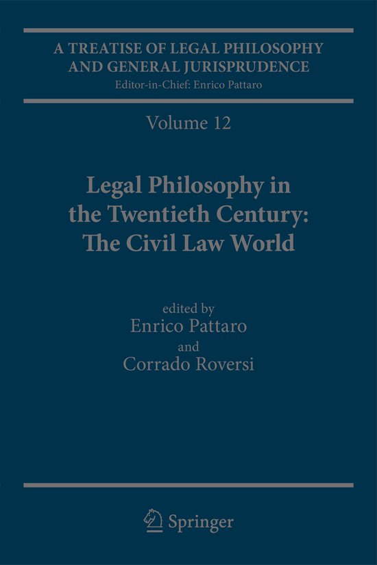 A Treatise of Legal Philosophy and General Jurisprudence - cover