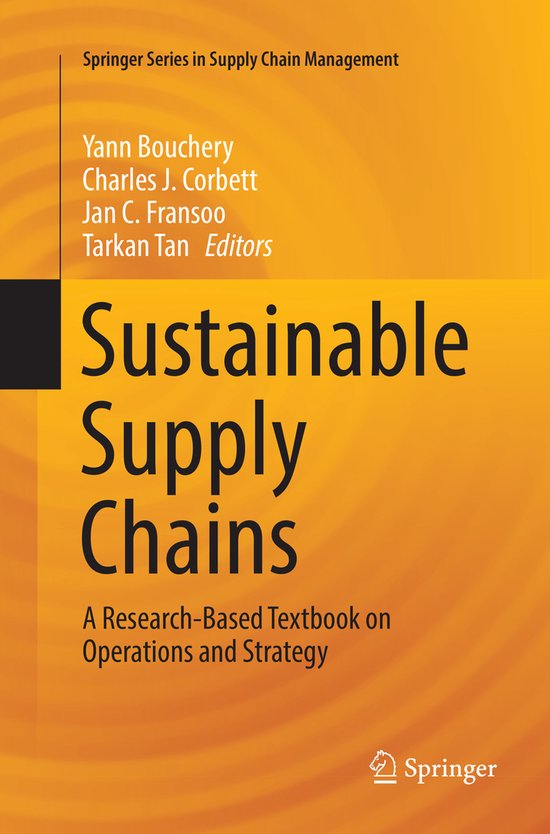 Springer Series in Supply Chain Management4- Sustainable Sup ... - cover