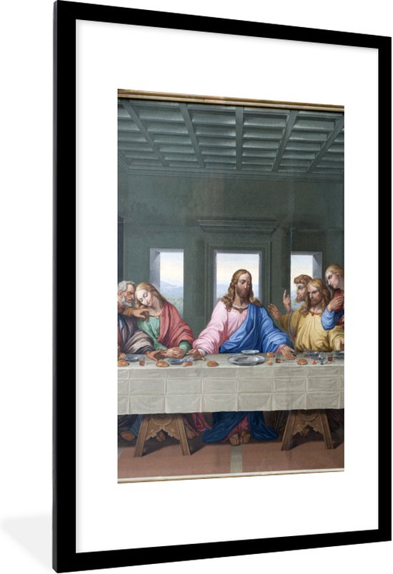 Leonardo Da Vinci The Last Avondmaal Posters en Print Muur Art Canvas Schilderij Beroemde Kunst Schilderij voor Woonkamer Decor (30x60 cm (Niet ingelijst