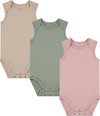 Beige, Groen & Roze