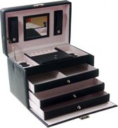 Deluxa Sieradenbox Luxe - Sieradendoos - 7 compartimenten - Kunstleer