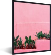 Fotolijst incl. Poster - Planten - Zomer - Verf - 30x40 cm - Posterlijst