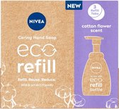 Nivea Caring Hand Soap Eco Refill 3 x 14 g - Cotton Flower Scent