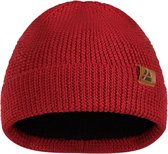 DANISH ENDURANCE Beanie met Merinowol - Fleece Binnenvoering - Ultrawarm - Rood