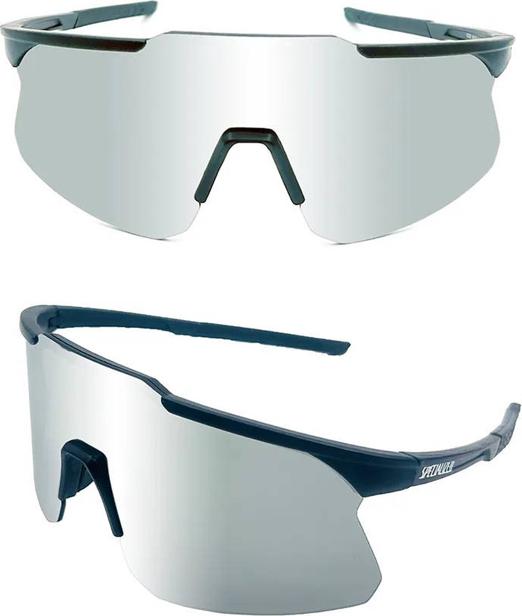 Specialized Fietsbril - Racefiets - Sportbril - Mountainbike - Unisex - UV-bescherming - 155mm - Zilver
