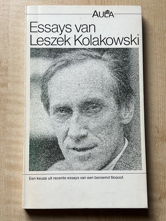Essays van leszek kolakowski - cover