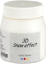 3D Verf - Sneeuwpasta - Wit - 250 ml - Creotime