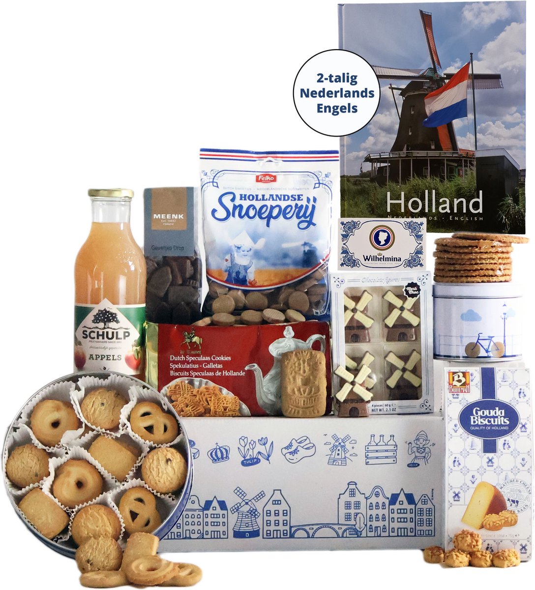 Cadeaupakket - Holland Pakket nr 12 - Pakket met boek 