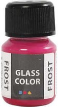 Glasverf - Porseleinverf - rood - Glass Color Frost - 30ml