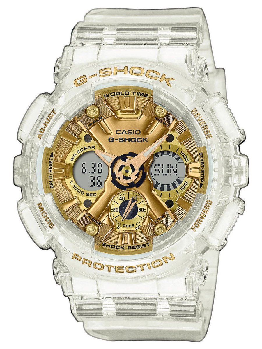 Casio G-Shock GMA-S120SG-7AER Horloge - Kunststof - Transparant - Ø 45 mm