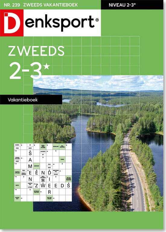 Foto: Denksport puzzelboek zweeds 2 3 vakantieboek editie 239