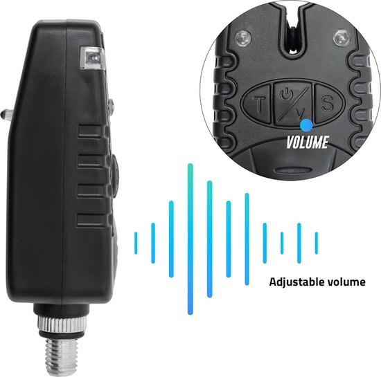 Eurocatch Accelerator 3 delige Beetmelder set - Beetverklikker - Blauwe leds van Eurocatch — afbeelding 4