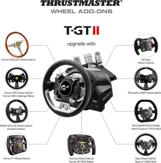 Thrustmaster T-GT II - Racestuur met 3 Pedalen + Playseat Trophy racestoel van Thrustmaster — afbeelding 2