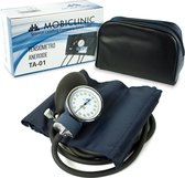 Bol.com Mobiclinic TA-01 Handbloeddrukmeters - Tensiometer - Blauw - Handmatige bloeddrukmeter - Aneroid bloeddrukmeter aanbieding
