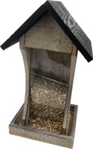 GARDEN SPIRIT Mangeoire à oiseaux silo à graines sur pied 14 x 17 x 32 cm oiseaux