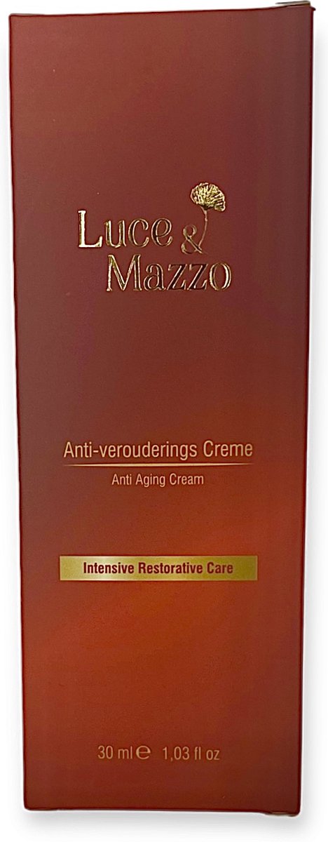 Luce & Mazzo - Mooi & Gezond - Anti verouderings Crème - Antiaging - Paraben free - Hyaluranic acid