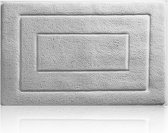 MAESON Badmat 40x60 cm - Antislip & Waterbestendig - Douchemat voor Badkamer - Grijs - Geschikt voor Douche & Bad