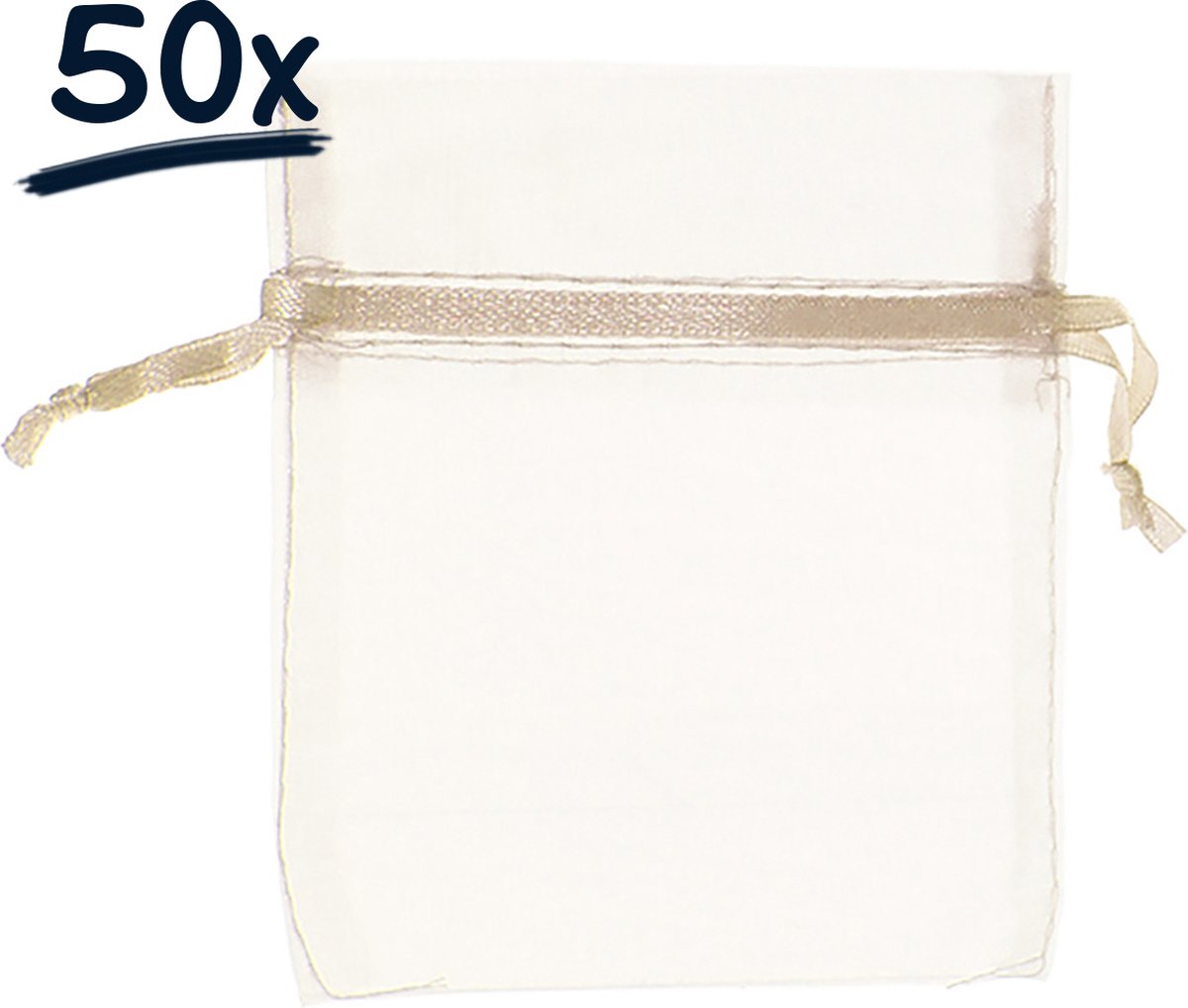 Sachets Faveurs Mariage 100 Sacs Organza 10x12cm Blanc Sachets