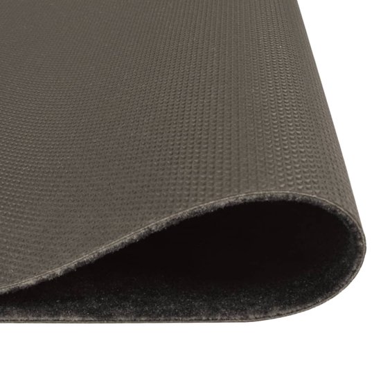 vidaXL Tapis de cuisine lavable Impression de cuisine 60x180 cm Velours Noir