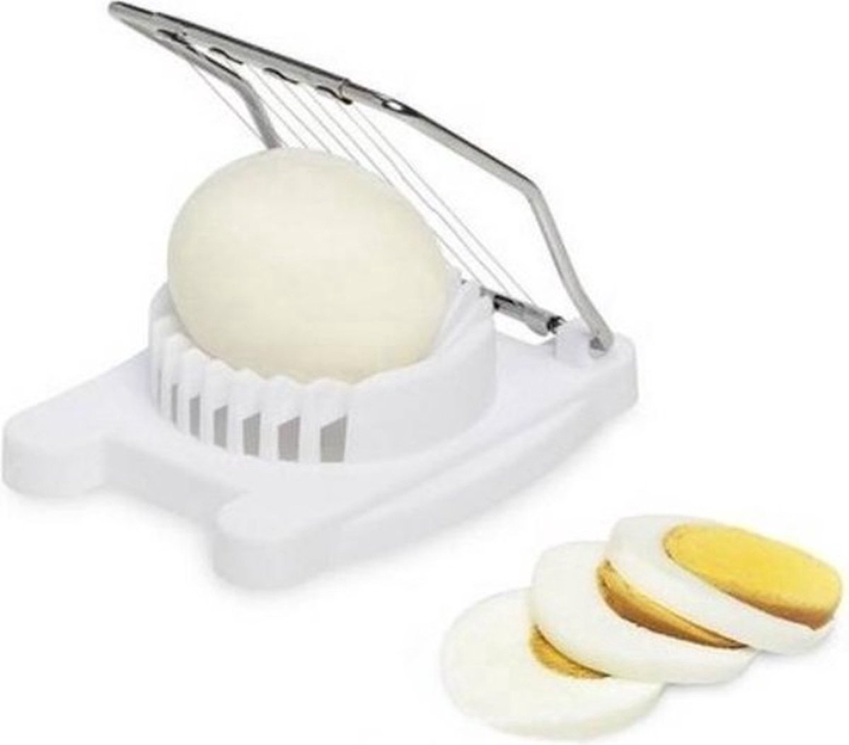 CHPN - Eiersnijder - Ei snijder - Eieren in plakjes snijden - Wit - Budget eiersnijder - Keukentool - Erg slicer