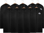 10 stuks kledingzak voor kleding zwart 128 x 60 cm - Beschermhoes kleding-Kledinghoezen - Kleding opbergen accessoires