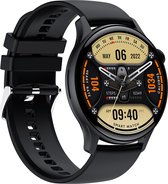 Pro-Care Excellent Quality™ Smartwatch 1.43 inch Amoled - NFC Acces - Bellen - AI Talk - O2 en Bloeddrukmeter - Magnetic Laden - Caloriemeter - Message - Sport/Steps/Afstand/ - Slaapmeter - Mat Zwart Alu Case - Siliconen Zwart Band