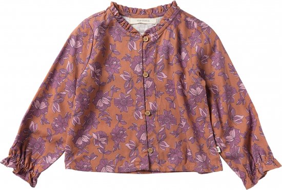 your wishes Mila meisjes blouse retro romance carmine | Your Wishes 110-116