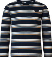 Noppies Kids Boys tee Walton long sleeve stripe Jongens T-shirt - Blauw - Maat 134