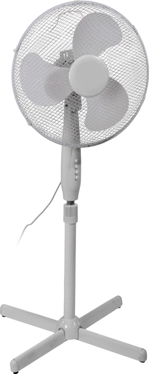 Ventilateur de sol Inventum Ø 40cm blanc sur