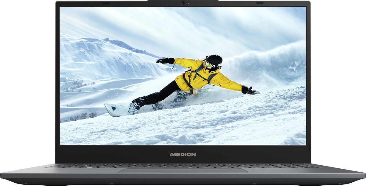 Medion AKOYA E15423 (30035717) 15.6" laptop Grijs | i3-1115G4 | UHD Graphics | 8 GB | 256 GB SSD
