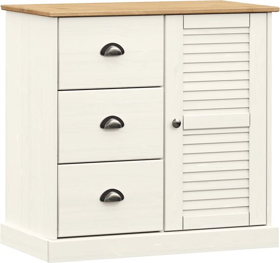 vidaXL Dressoir 37,5x35x99 cm spaanplaat wit vidaXL Dressoir 37,5x35x99 cm spaanplaat wit