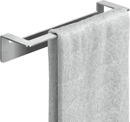 WEISSENSTEIN Handdoekhouder Zonder Boren - 60cm - Handdoekstang Voor De Badkamer Van Roestvrij Staal Zelfklevend