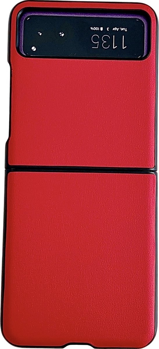 Mobigear Hoesje geschikt voor Motorola Razr 40 Telefoonhoesje Hardcase | Mobigear Excellent Backcover | Razr 40 Case | Back Cover - Rood
