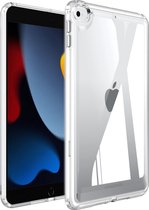 Mobigear Tablethoes geschikt voor Apple iPad Mini 5 (2019) Hardcase Backcover | Mobigear Crystal | iPad Mini 5 (2019) Case | Back Cover - Transparant /Wit | Transparant,wit